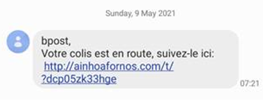 voorbeeld sms