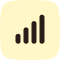 Netwerk icon: krachtige internetverbinding