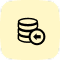 Database icon: altijd verbonden