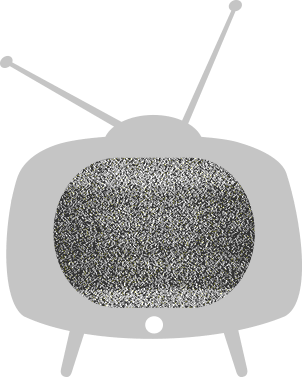 image of tv with noise