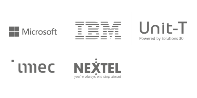 IoT partners: microsoft, Ibm, unit-t, imec, nextel