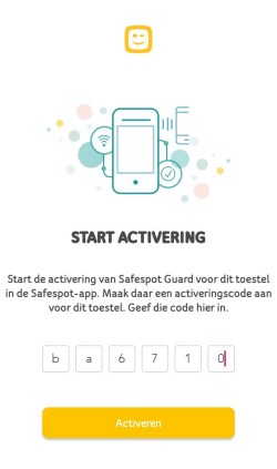 Activatiecode aanvragen