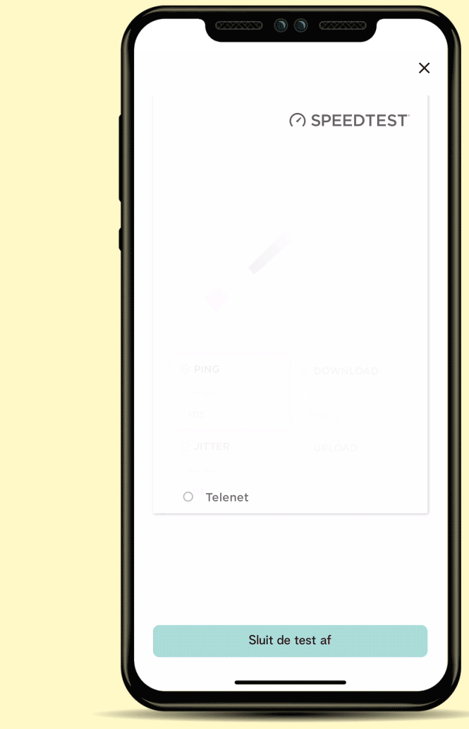 Test zelf je internetsnelheid met de Telenet Internet Speed Test.